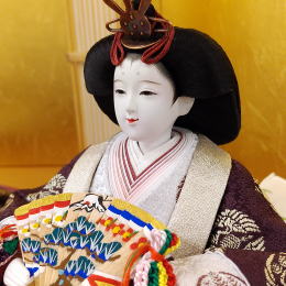 ゆかり 親王飾り みゆき「清鳳」/「熊倉基安」作 [HH-162]/雛人形