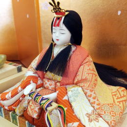 平安雛 収納型15人飾り 一秀「木村安子」作 [HK-250]/雛人形[ひな人形