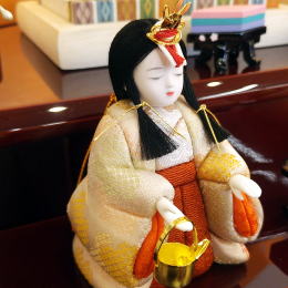 平安雛 収納型15人飾り 一秀「木村安子」作 [HK-250]/雛人形[ひな人形