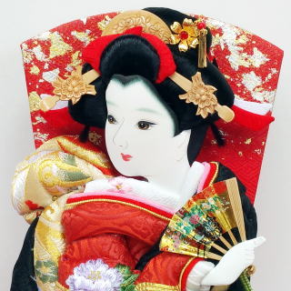 吉祥 10号[F10-15]/羽子板/東昭齊秀月モリヤ人形店 埼玉県川越市