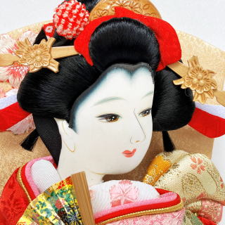 寿の舞(桜) 10号[F10-3]/羽子板/東昭齊秀月モリヤ人形店 埼玉県川越市